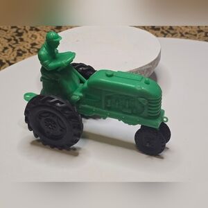 Vintage Green Plastic Ohio Farm Tractor Collectible Toy [ Read Details ]